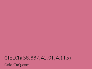 CIELCh 58.887,41.91,4.115 Color Image
