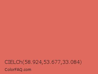 CIELCh 58.924,53.677,33.084 Color Image