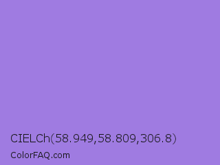 CIELCh 58.949,58.809,306.8 Color Image