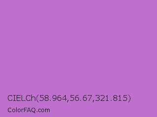 CIELCh 58.964,56.67,321.815 Color Image