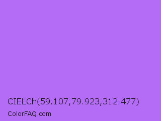 CIELCh 59.107,79.923,312.477 Color Image