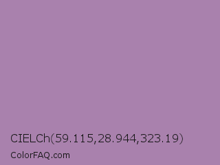 CIELCh 59.115,28.944,323.19 Color Image