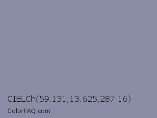 CIELCh 59.131,13.625,287.16 Color Image