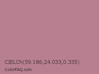 CIELCh 59.186,24.033,0.335 Color Image
