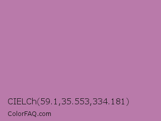 CIELCh 59.1,35.553,334.181 Color Image