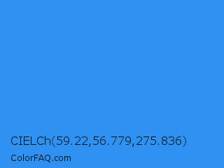 CIELCh 59.22,56.779,275.836 Color Image