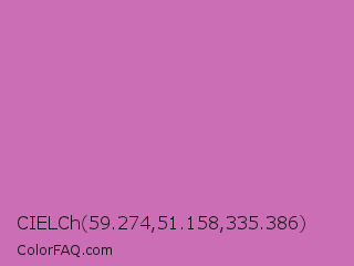CIELCh 59.274,51.158,335.386 Color Image