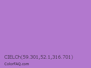 CIELCh 59.301,52.1,316.701 Color Image