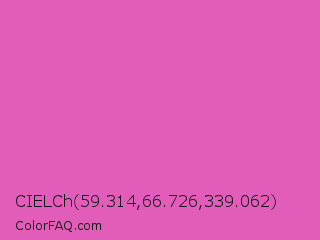 CIELCh 59.314,66.726,339.062 Color Image