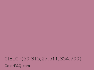 CIELCh 59.315,27.511,354.799 Color Image