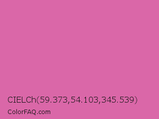 CIELCh 59.373,54.103,345.539 Color Image