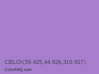 CIELCh 59.425,44.926,310.927 Color Image