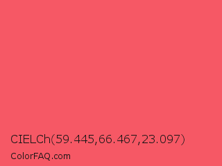 CIELCh 59.445,66.467,23.097 Color Image