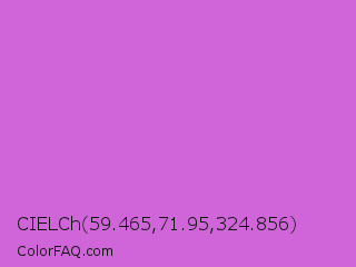 CIELCh 59.465,71.95,324.856 Color Image
