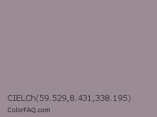 CIELCh 59.529,8.431,338.195 Color Image