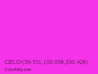 CIELCh 59.531,100.058,330.428 Color Image
