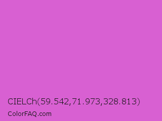 CIELCh 59.542,71.973,328.813 Color Image