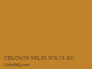 CIELCh 59.545,55.979,73.42 Color Image