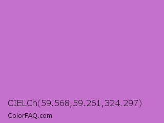 CIELCh 59.568,59.261,324.297 Color Image