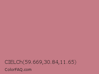 CIELCh 59.669,30.84,11.65 Color Image