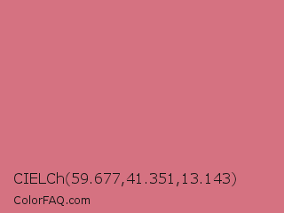 CIELCh 59.677,41.351,13.143 Color Image