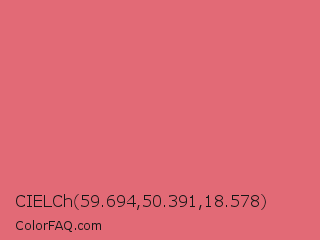 CIELCh 59.694,50.391,18.578 Color Image