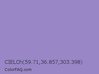 CIELCh 59.71,36.857,303.398 Color Image