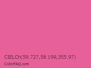 CIELCh 59.727,58.199,355.97 Color Image