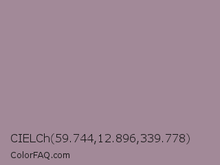 CIELCh 59.744,12.896,339.778 Color Image