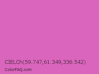 CIELCh 59.747,61.349,336.542 Color Image