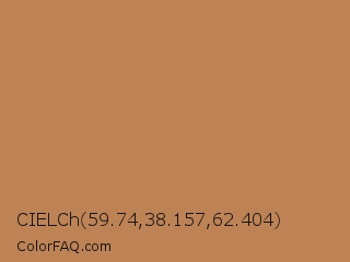 CIELCh 59.74,38.157,62.404 Color Image