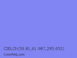 CIELCh 59.81,61.987,295.652 Color Image