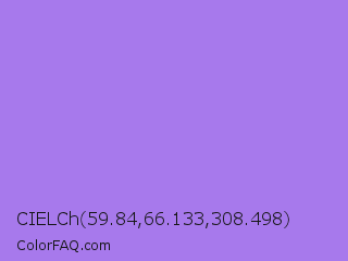 CIELCh 59.84,66.133,308.498 Color Image