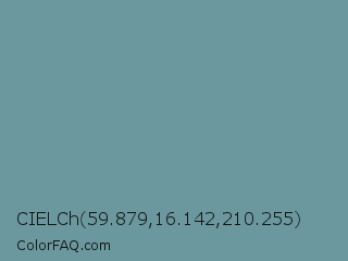 CIELCh 59.879,16.142,210.255 Color Image