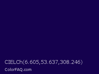 CIELCh 6.605,53.637,308.246 Color Image