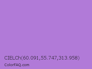 CIELCh 60.091,55.747,313.958 Color Image