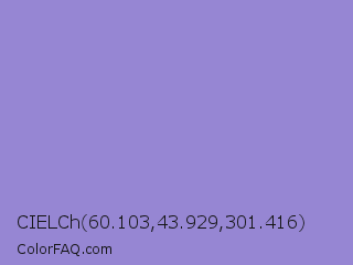CIELCh 60.103,43.929,301.416 Color Image