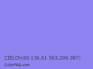 CIELCh 60.136,61.563,299.387 Color Image
