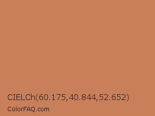 CIELCh 60.175,40.844,52.652 Color Image