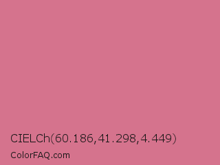 CIELCh 60.186,41.298,4.449 Color Image