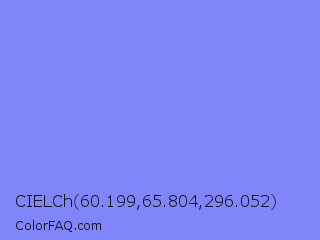 CIELCh 60.199,65.804,296.052 Color Image