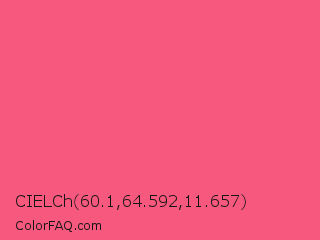 CIELCh 60.1,64.592,11.657 Color Image