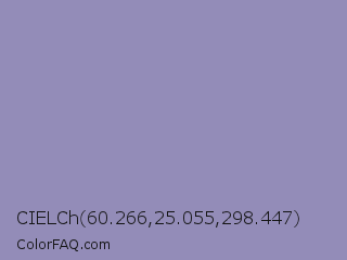 CIELCh 60.266,25.055,298.447 Color Image