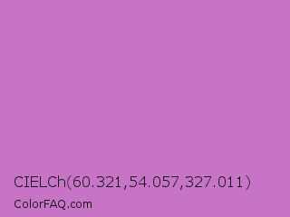 CIELCh 60.321,54.057,327.011 Color Image