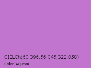 CIELCh 60.396,56.045,322.058 Color Image