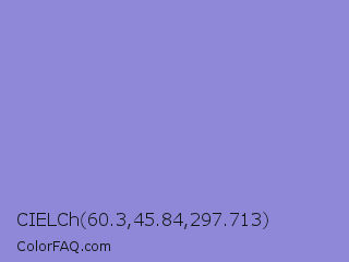 CIELCh 60.3,45.84,297.713 Color Image