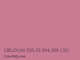 CIELCh 60.535,33.594,359.132 Color Image