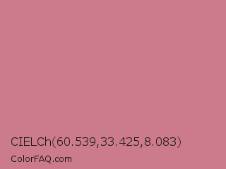 CIELCh 60.539,33.425,8.083 Color Image