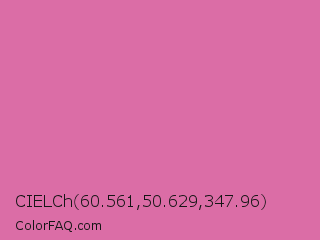 CIELCh 60.561,50.629,347.96 Color Image