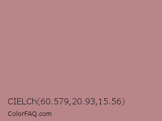 CIELCh 60.579,20.93,15.56 Color Image